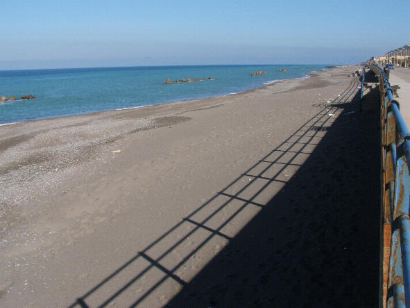 Capo d'Orlando Spiaggia Lungomare Luciano Ligabue