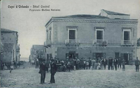 Capo d'Orlando - Vecchissima foto dell'Hotel Mollica